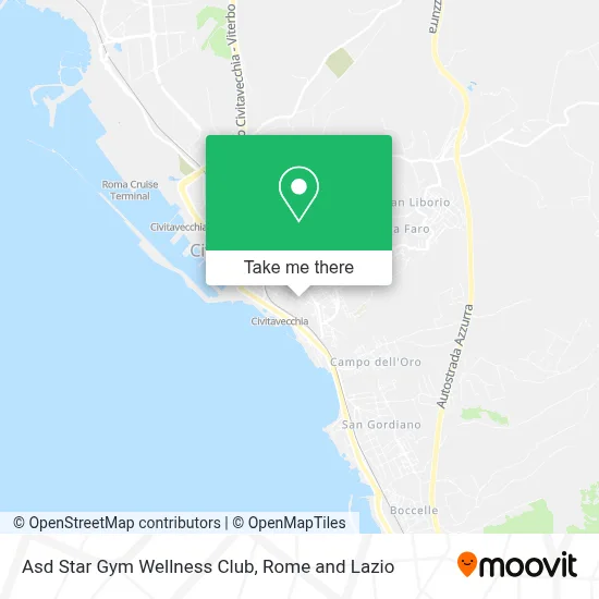Asd Star Gym Wellness Club map
