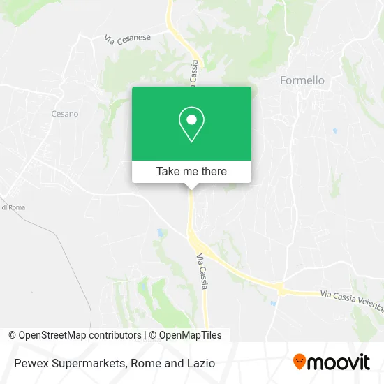 Pewex Supermarkets map