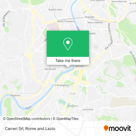 Carreri Srl map