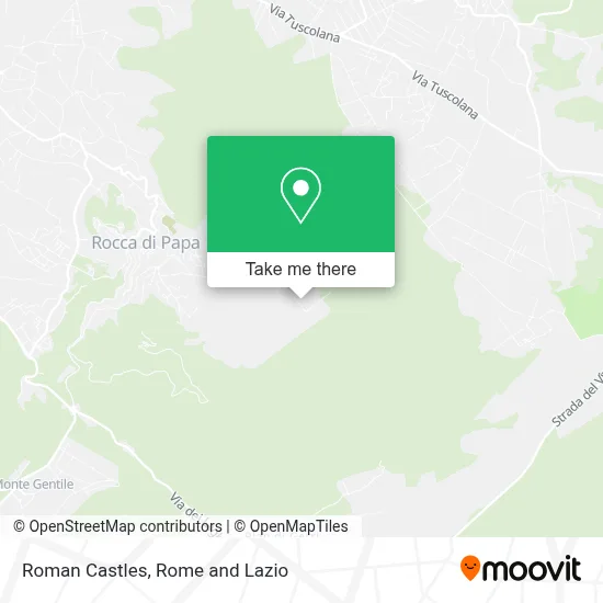 Roman Castles map