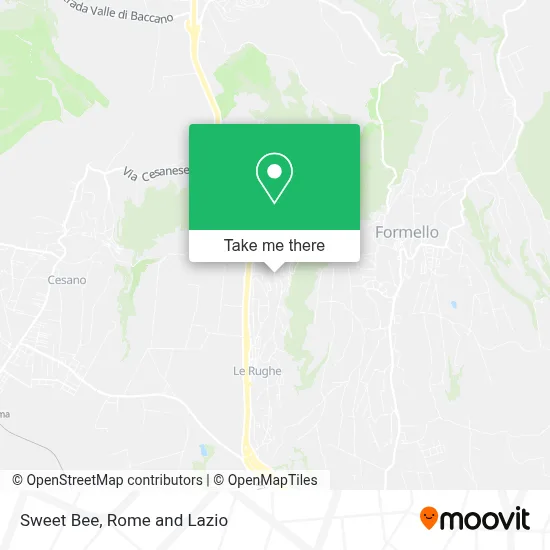 Sweet Bee map