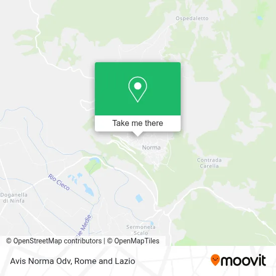 Avis Norma Odv map