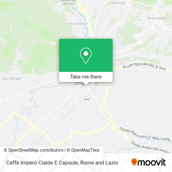 Caffè Impero Cialde E Capsule map