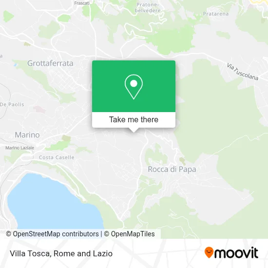 Villa Tosca map
