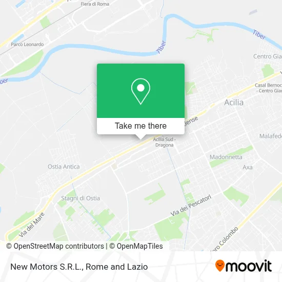 New Motors S.R.L. map
