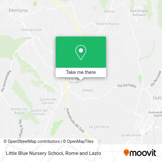 Little Blue Nursery School map