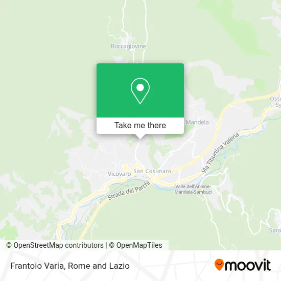 Frantoio Varia map