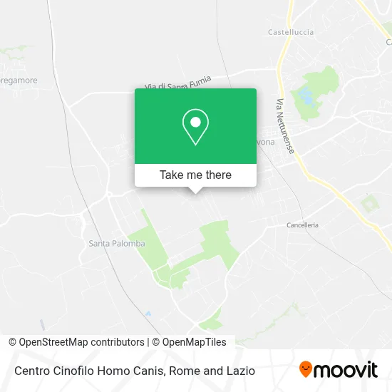 Centro Cinofilo Homo Canis map