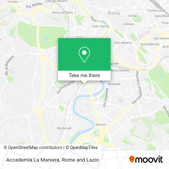 Accademia La Maniera map