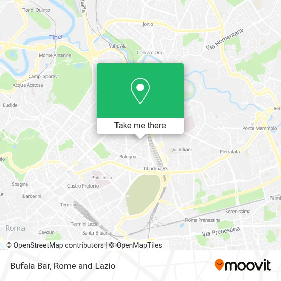 Bufala Bar map