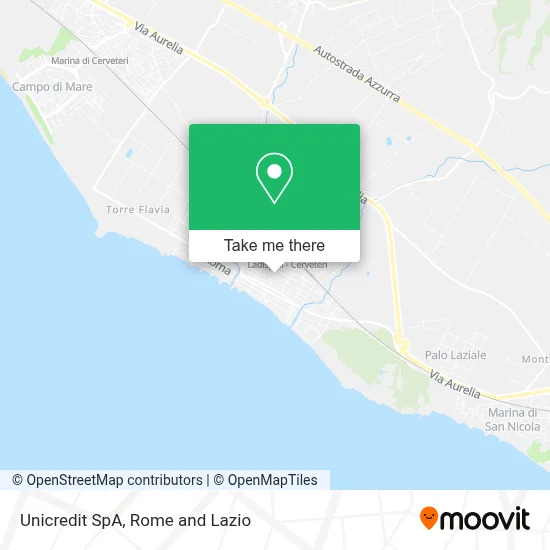 Unicredit SpA map