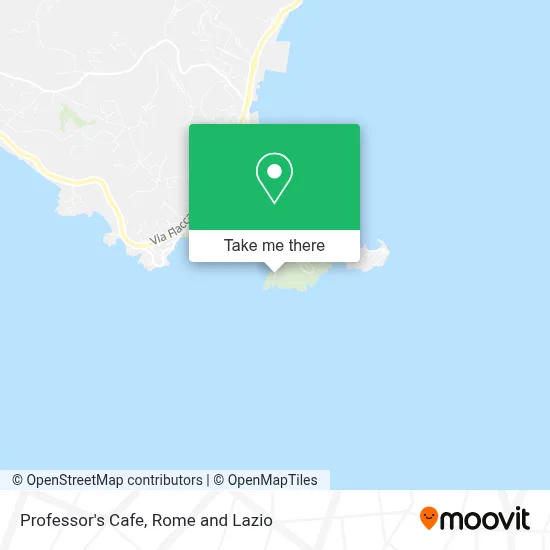 Professor's Cafe map