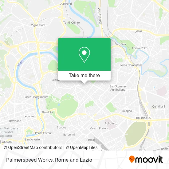 Palmerspeed Works map