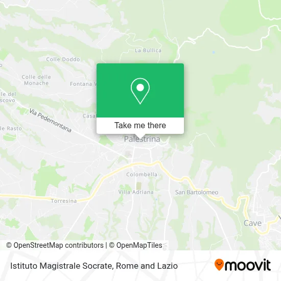 Istituto Magistrale Socrate map