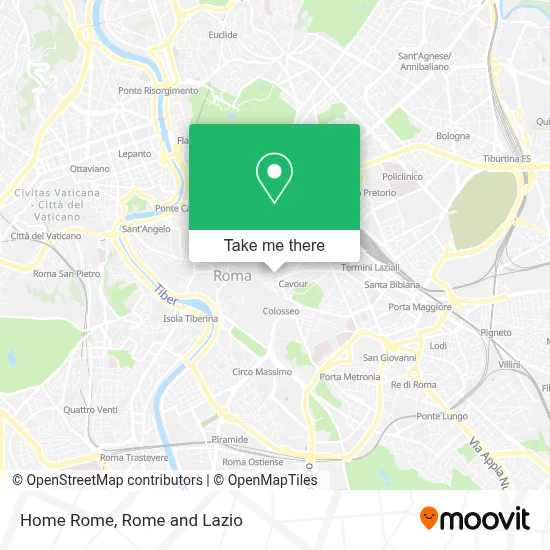 Home Rome map