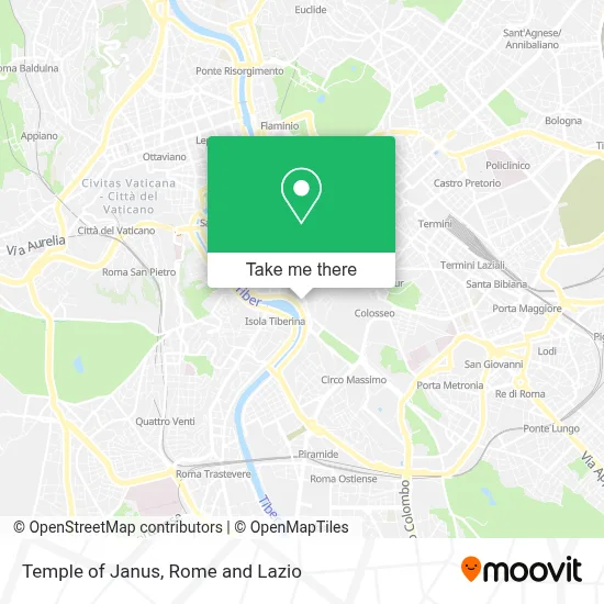 Temple of Janus map