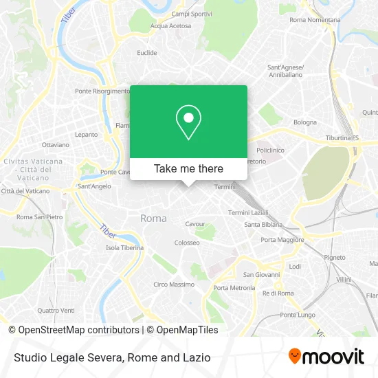 Studio Legale Severa map