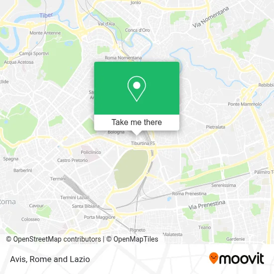 Avis map