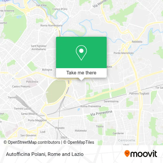 Autofficina Polani map