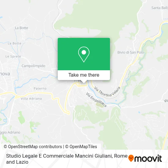 Studio Legale E Commerciale Mancini Giuliani map