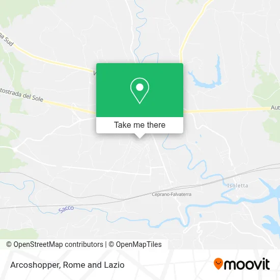 Arcoshopper map