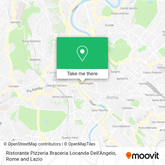 Ristorante Pizzeria Braceria Locanda Dell'Angelo map