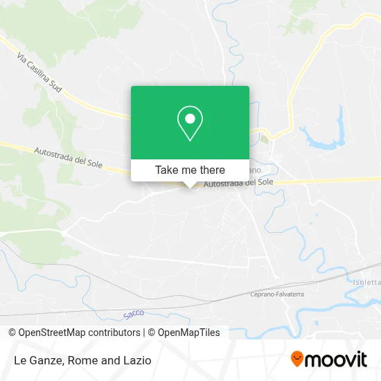 Le Ganze map