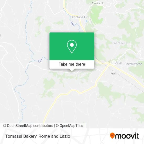 Tomassi Bakery map