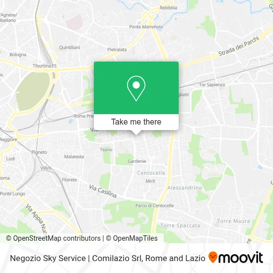 Negozio Sky Service | Comilazio Srl map