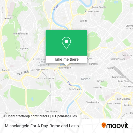 Michelangelo For A Day map
