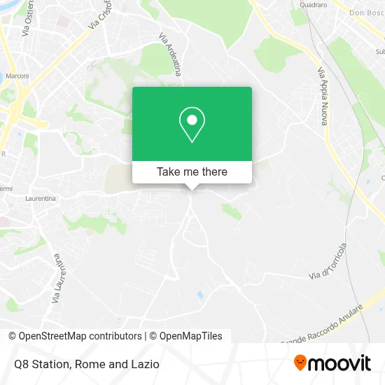 Q8 Station map