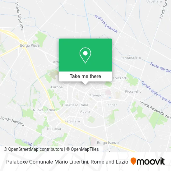 Palaboxe Comunale Mario Libertini map