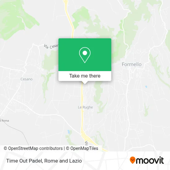 Time Out Padel map
