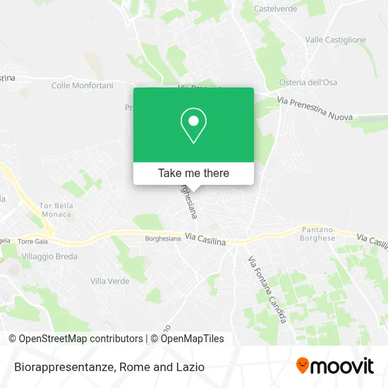 Biorappresentanze map