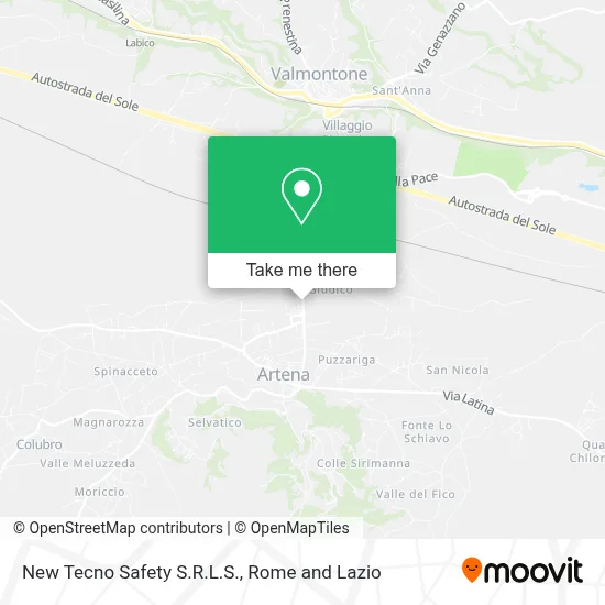 New Tecno Safety S.R.L.S. map
