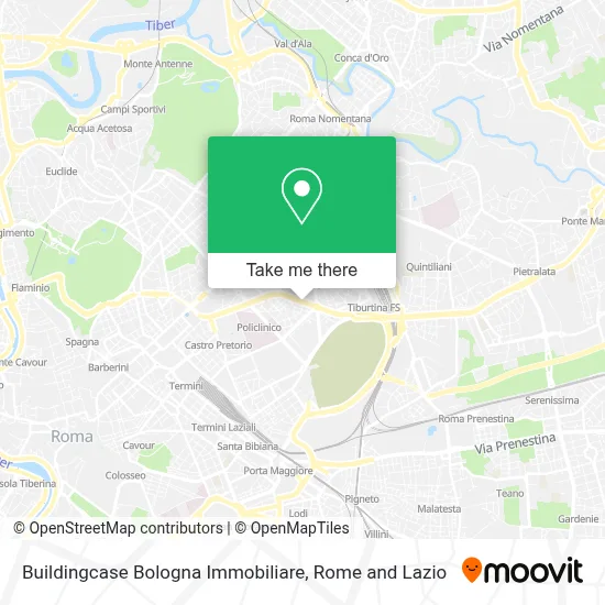 Buildingcase Bologna Immobiliare map