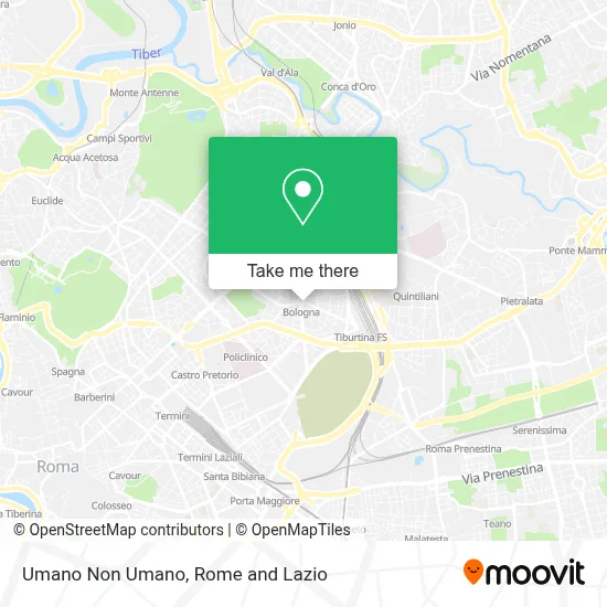 Umano Non Umano map