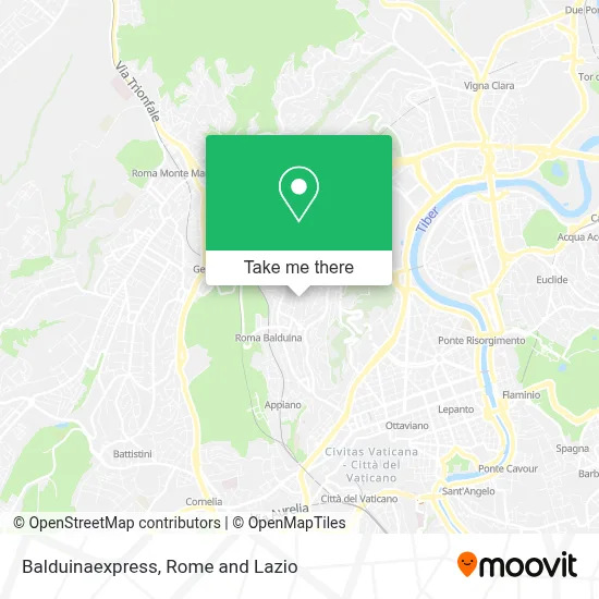 Balduinaexpress map