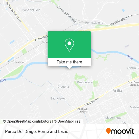 Parco Del Drago map