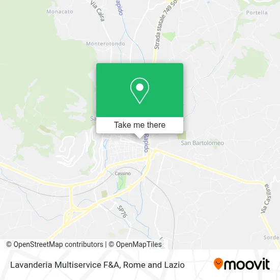Lavanderia Multiservice F&A map