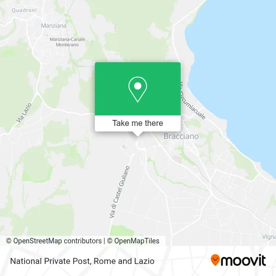 National Private Post map