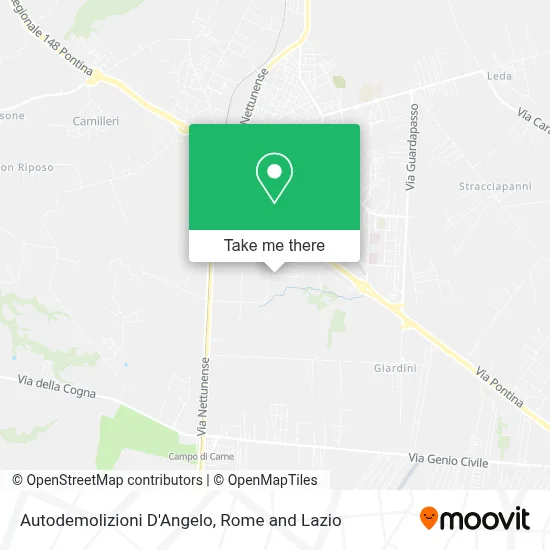 Autodemolizioni D'Angelo map