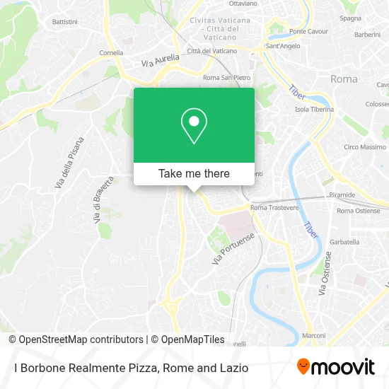 I Borbone Realmente Pizza map