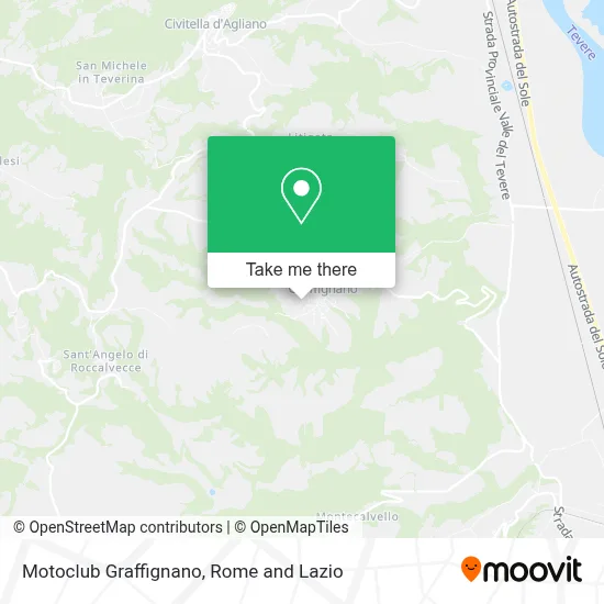 Motoclub Graffignano map