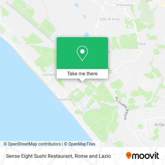 Sense Eight Sushi Restaurant map