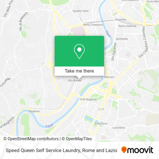 Speed Queen Self Service Laundry map