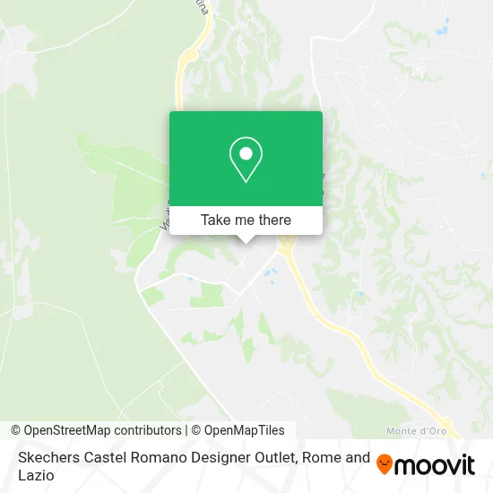 Skechers Castel Romano Designer Outlet map