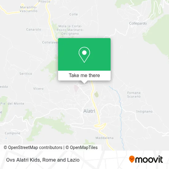 Ovs Alatri Kids map