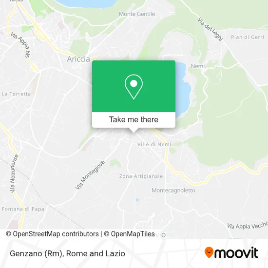 Genzano (Rm) map
