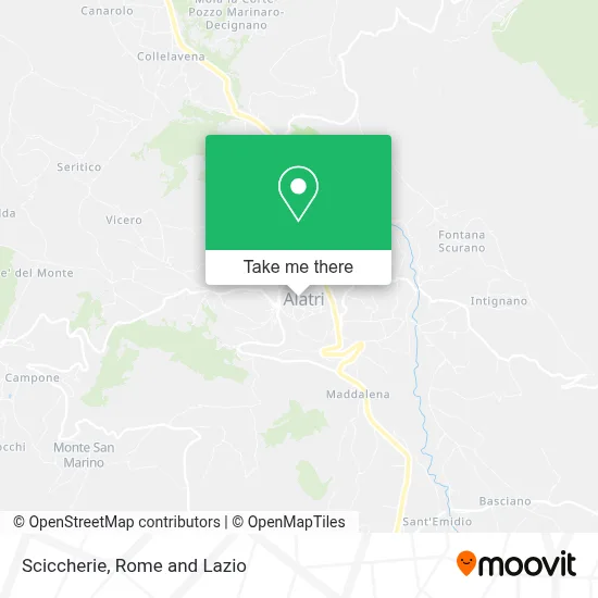 Sciccherie map